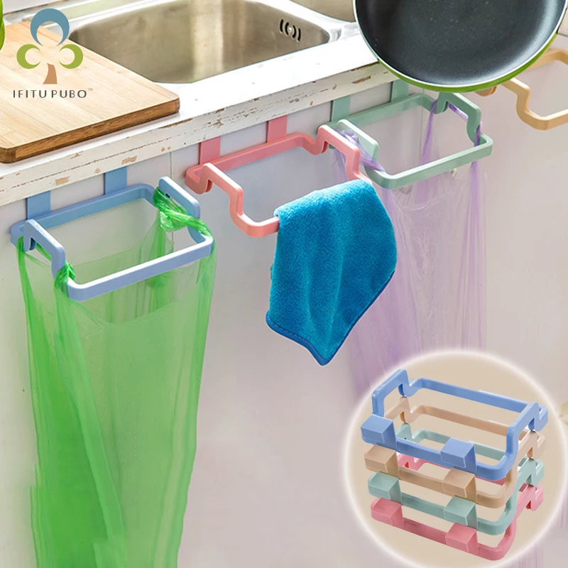 1Pcs Door Back Garbage Bag Bracket Household Cabinet Door Rag Hanging Rack Kitchen Shelf Garbage Bag Hanger LXX
1Pcs Door Back Garbage Bag Bracket Household Cabinet Door Rag Hanging Rack Kitchen Shelf Garbage Bag Hanger LXX
