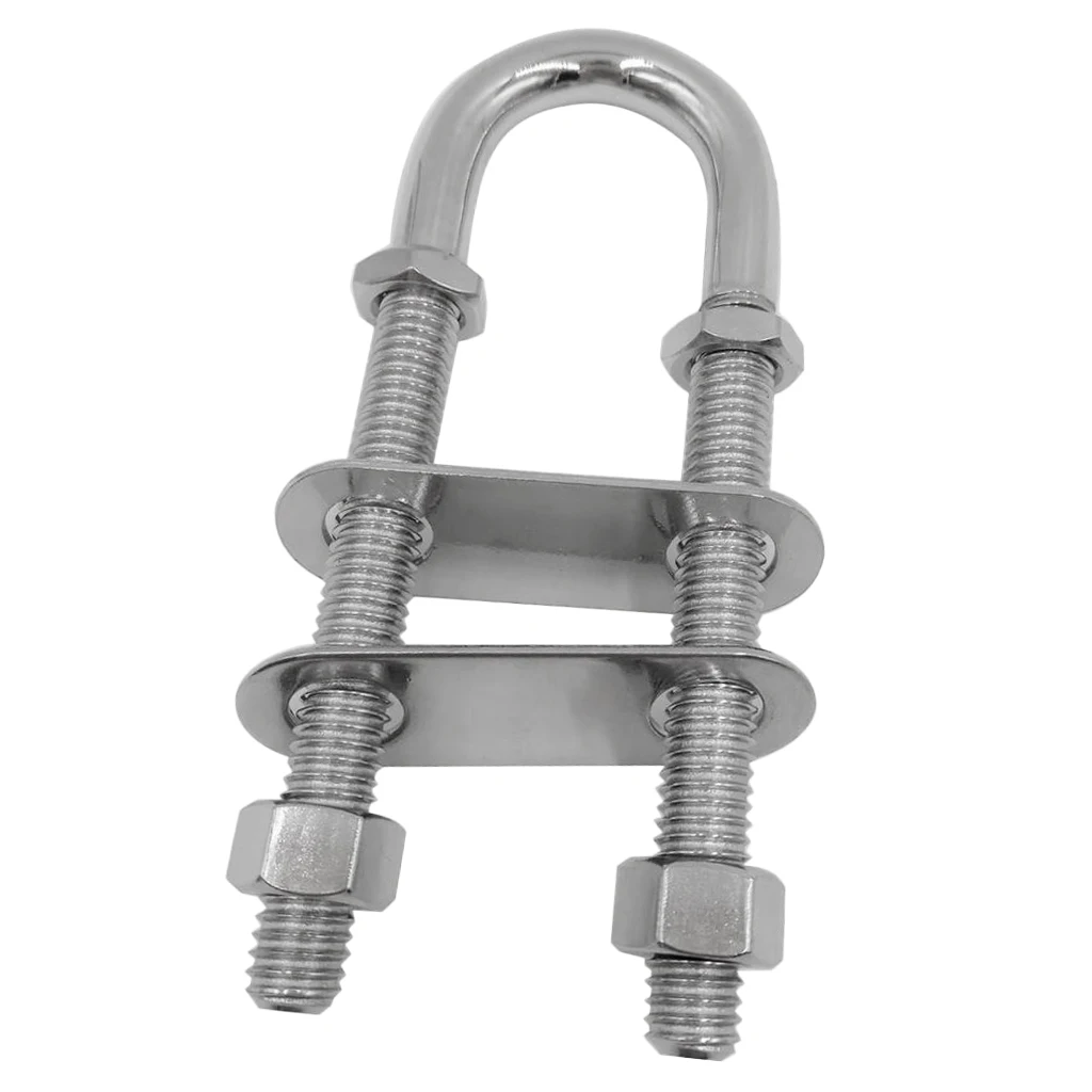 1 Pcs 3/8'x3' Yacht Bow Stern Eye U-Bolt Stainless Steel Marine Bolt Rope Rigging Replace Rowing Boats Accessories Marine U Bolt 1 Pcs 3/8'x3' Yacht Bow Stern Eye U-Bolt Stainless Steel Marine Bolt Rope Rigging Replace Rowing Boats Accessories Marine U Bolt