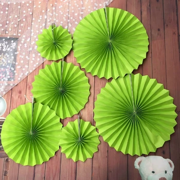 New 6pcs Green Set Paper Crafts Home Hanging Decoration Party Birthday Wedding Baby Party Bright Color Paper Fan
New 6pcs Green Set Paper Crafts Home Hanging Decoration Party Birthday Wedding Baby Party Bright Color Paper Fan