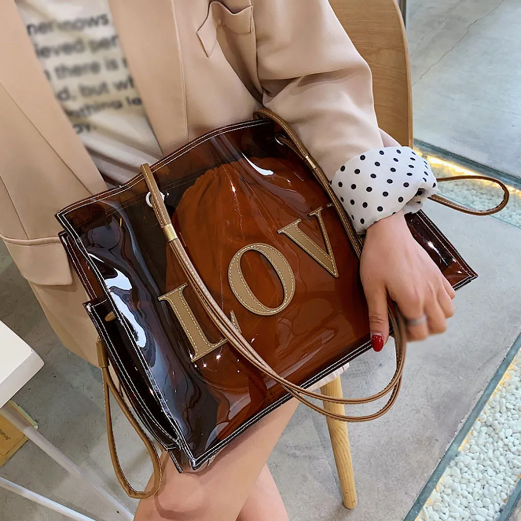 Women's Fashion Large-Capacity Handbag Work Bags Red Brown Shoulder Bags PVC SoftbacWild Hand-held versatile shoulder bags June4
Women's Fashion Large-Capacity Handbag Work Bags Red Brown Shoulder Bags PVC SoftbacWild Hand-held versatile shoulder bags June4