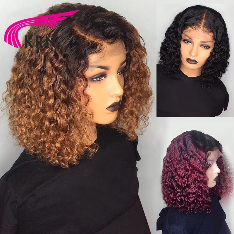 KRN 13x6 lace front Curly Human Hair Wigs Remy hair with baby hair With Preplucked Hairline For Women Freeshipping
KRN 13x6 lace front Curly Human Hair Wigs Remy hair with baby hair With Preplucked Hairline For Women Freeshipping