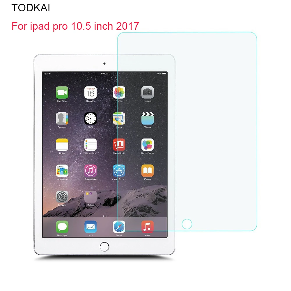 Взрывозащищенная защитная пленка для нового iPad Pro 10 5 "2017 9H Tablet с защитой от