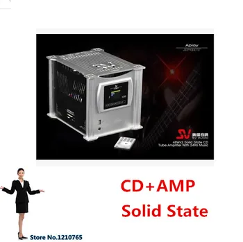 Amplifier Player JP81T Aplay solid-state CD+AMP 5881A tube WAV/FLAC/APE/MP3/WMA passive speaker tube amplifier
Amplifier Player JP81T Aplay solid-state CD+AMP 5881A tube WAV/FLAC/APE/MP3/WMA passive speaker tube amplifier