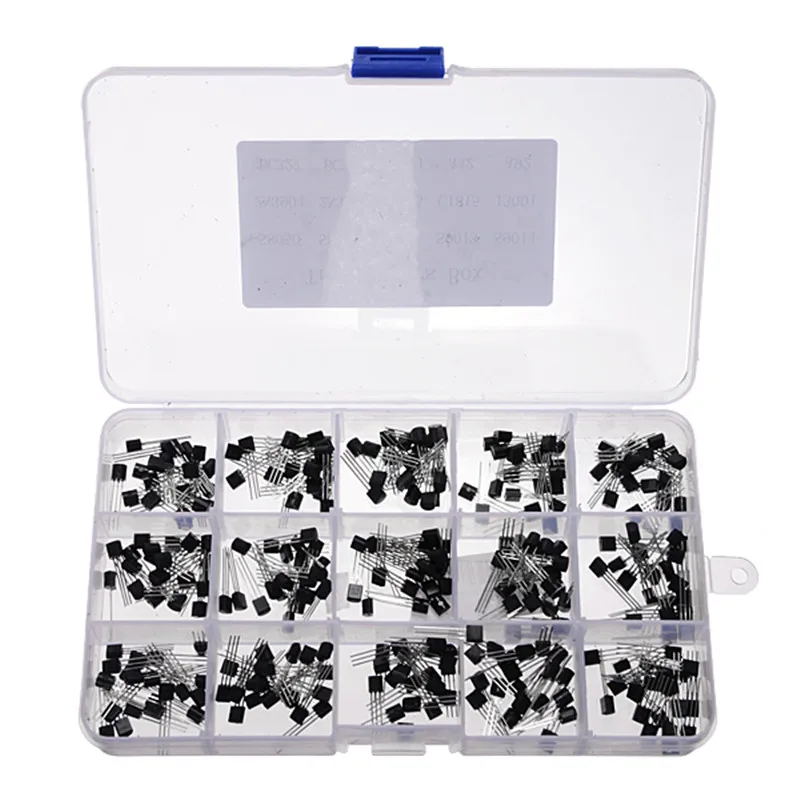 2018 New Arrival 300Pcs 15 Values TO-92 Transistors Pack Transistor Assortment Kit With Storage Box Transistor Assortment Kits
2018 New Arrival 300Pcs 15 Values TO-92 Transistors Pack Transistor Assortment Kit With Storage Box Transistor Assortment Kits