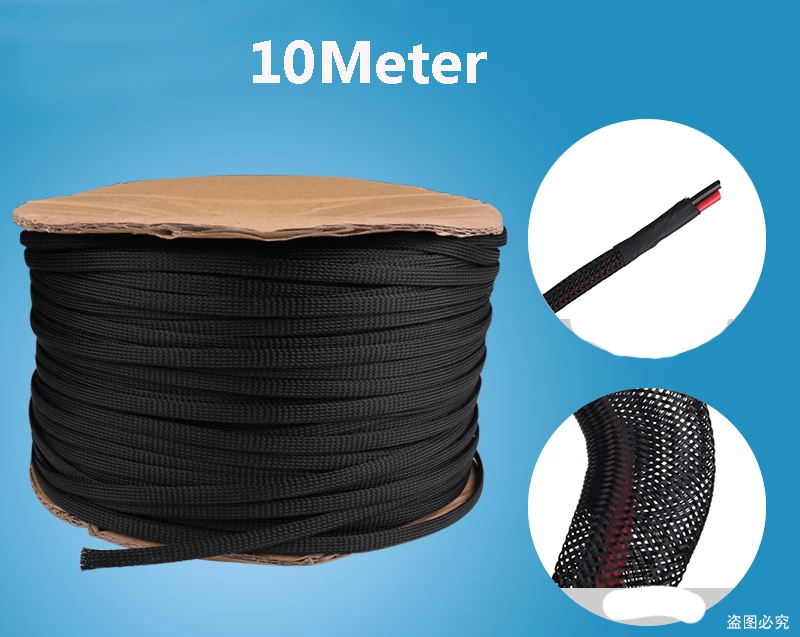 6MM 8MM 10MM Telescopic Braided Hose Wire Pet Cover Cable Line Cord Sheathing Expandable Sleeving Tubing f RC Multicopter Drone
6MM 8MM 10MM Telescopic Braided Hose Wire Pet Cover Cable Line Cord Sheathing Expandable Sleeving Tubing f RC Multicopter Drone