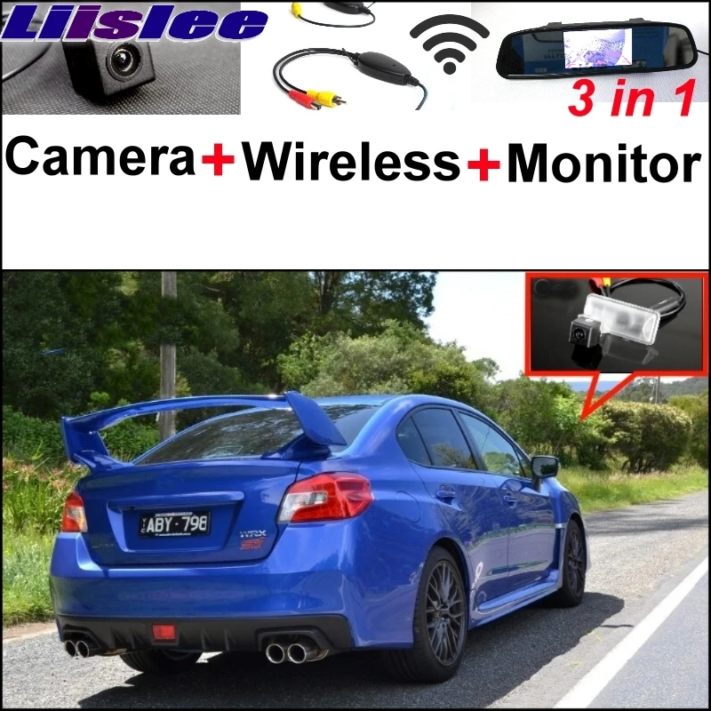 Liislee 3 in1 Special Camera + Wireless Receiver + Mirror Monitor Easy DIY Back Up Parking System For Subaru WRX STi (Wagon)
Liislee 3 in1 Special Camera + Wireless Receiver + Mirror Monitor Easy DIY Back Up Parking System For Subaru WRX STi (Wagon)