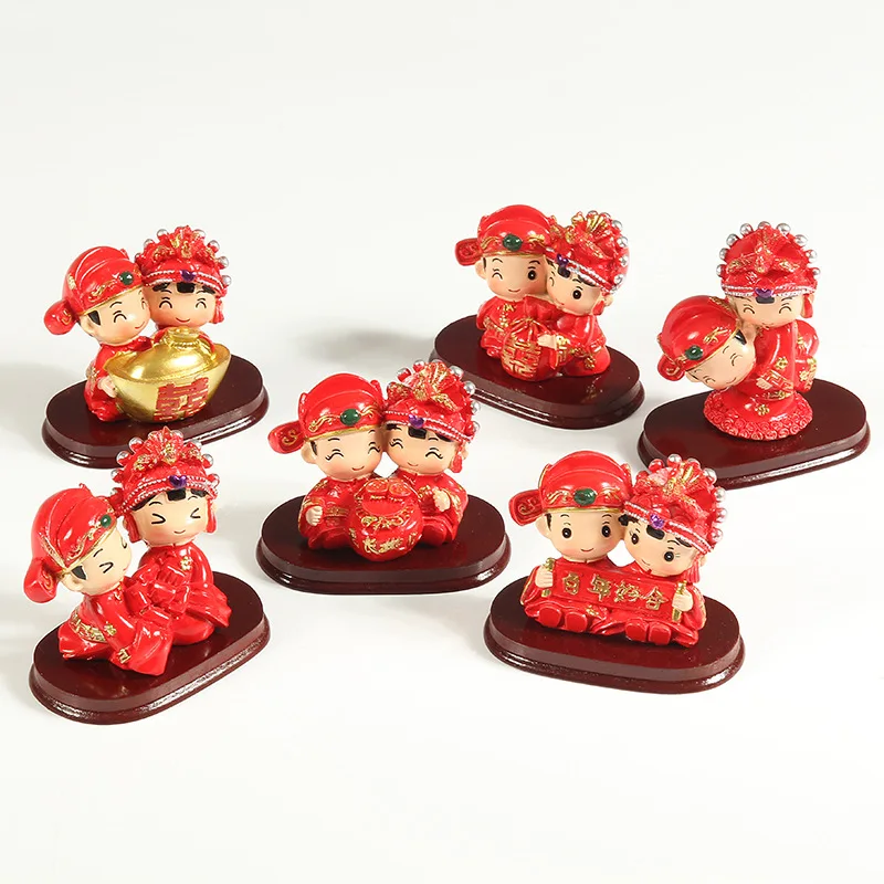 Traditional Chinese Wedding Doll Home Decor Gifts Couples Figurine Decoration Resin Crafts Romantic Couples Doll Wedding Gift
Traditional Chinese Wedding Doll Home Decor Gifts Couples Figurine Decoration Resin Crafts Romantic Couples Doll Wedding Gift