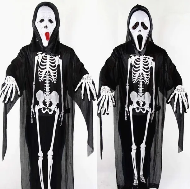 Adult Classic Halloween Costume Clothes+Mask+Gloves Zombie Skeleton Bar Theme Activities Skull Scaring Party Ghost Costumes
Adult Classic Halloween Costume Clothes+Mask+Gloves Zombie Skeleton Bar Theme Activities Skull Scaring Party Ghost Costumes