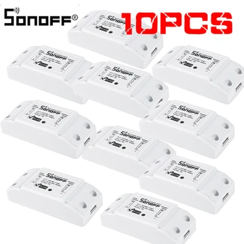 Sonoff Basic Wifi Switch DIY Wireless Remote Domotica Light Smart Home Automation Relay Module Controller Work with Alexa Google
Sonoff Basic Wifi Switch DIY Wireless Remote Domotica Light Smart Home Automation Relay Module Controller Work with Alexa Google