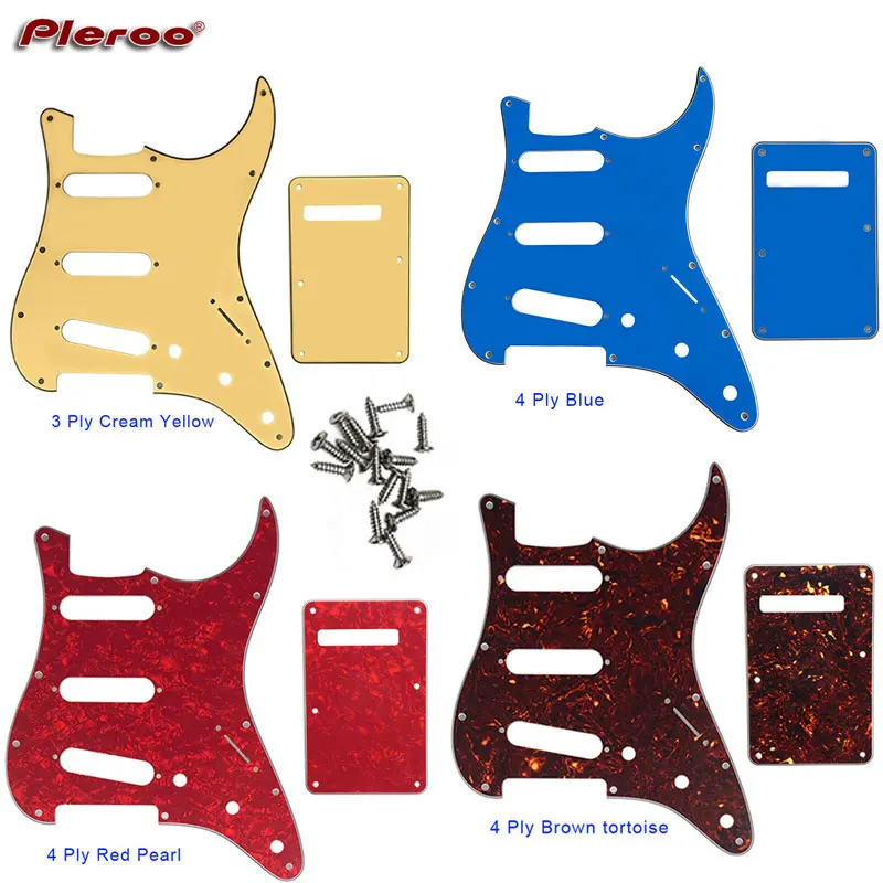 Pleroo Custom Guitar Pickgaurd - For 72'11 Screw Hole Standard St SSS Guitar Pickguard Scratch Plate & Back Plate Scratch Plate
Pleroo Custom Guitar Pickgaurd - For 72'11 Screw Hole Standard St SSS Guitar Pickguard Scratch Plate & Back Plate Scratch Plate