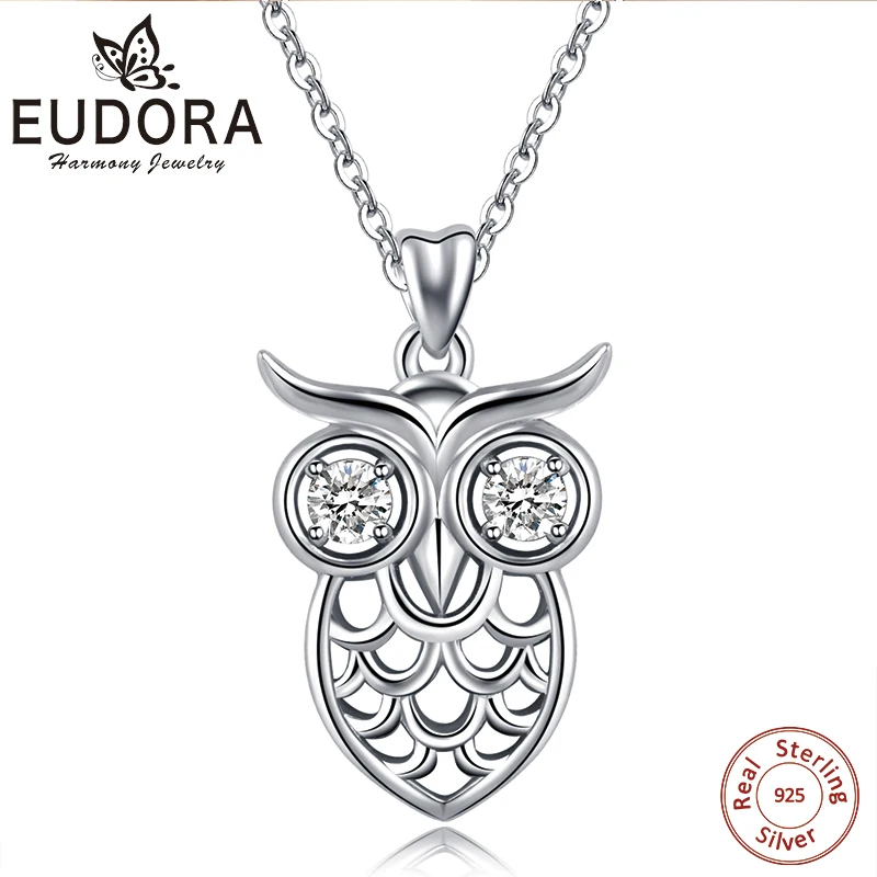 Angel Caller Real Sterling Sliver Eagle Pendant Necklace CZ Owl Choker Chain Women Fashion Jewelry For Girl Birthday Happy Gift
Angel Caller Real Sterling Sliver Eagle Pendant Necklace CZ Owl Choker Chain Women Fashion Jewelry For Girl Birthday Happy Gift