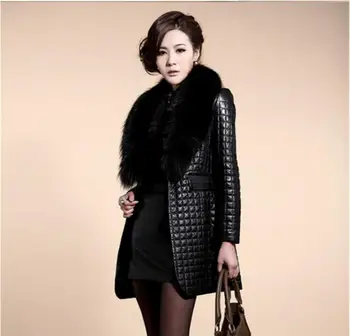 2017 autumn and winter new fur collar sheep leather imitation leather fashion European and American women coat
2017 autumn and winter new fur collar sheep leather imitation leather fashion European and American women coat