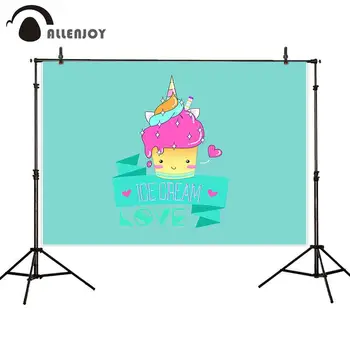 Allenjoy new photographic background unicorn ice cream heart summer ribbon love green children cute cartoon fantasy backdrops
Allenjoy new photographic background unicorn ice cream heart summer ribbon love green children cute cartoon fantasy backdrops