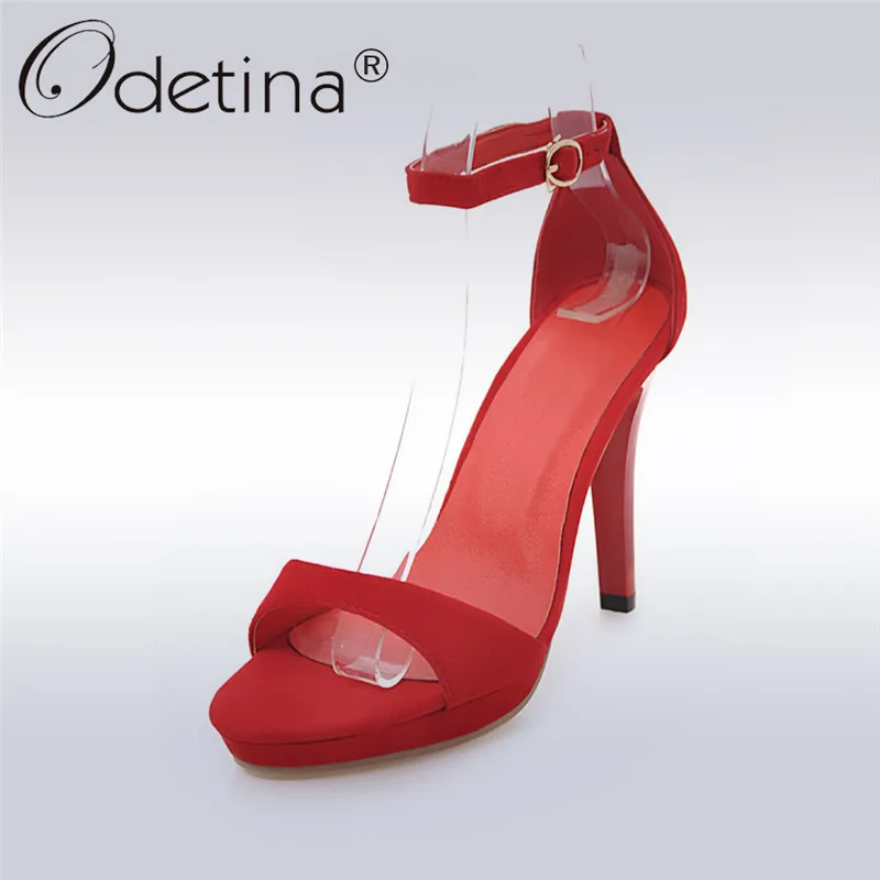 Odetina 2019 Fashion Sandals Sexy Women Open Toe Extreme Stiletto High Heels Platform Band Ankle Strap Shoes Summer Plus Size 43
Odetina 2019 Fashion Sandals Sexy Women Open Toe Extreme Stiletto High Heels Platform Band Ankle Strap Shoes Summer Plus Size 43