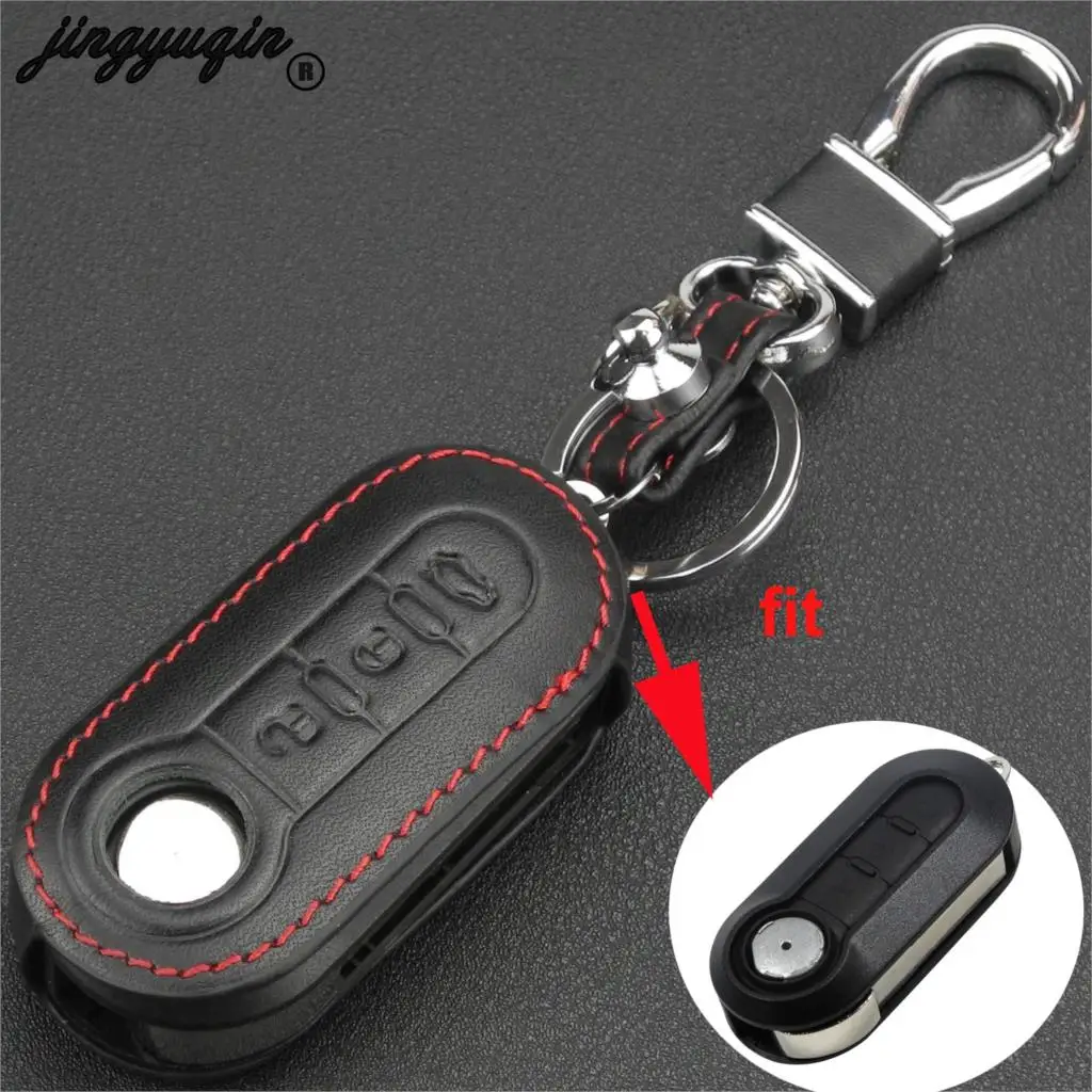 jingyuqin 3 BTN Remote Folding Flid Leather Car Key Case Cover Fob For Fiat 500 Panda Punto Bravo Keychain Holder Protect Shell
jingyuqin 3 BTN Remote Folding Flid Leather Car Key Case Cover Fob For Fiat 500 Panda Punto Bravo Keychain Holder Protect Shell