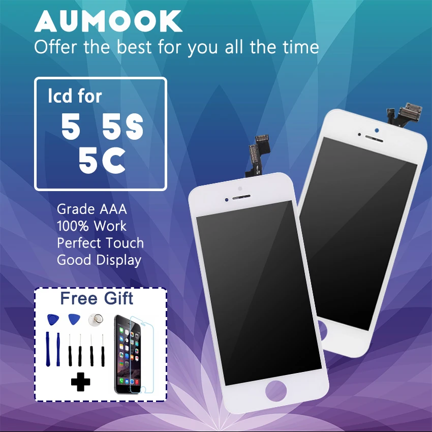 10pcs AAA Quality LCD For IPhone 5 5c 5s Screen Display and Digitizer Replacement Touch Screen for iphone pantalla 5 5s 5c
10pcs AAA Quality LCD For IPhone 5 5c 5s Screen Display and Digitizer Replacement Touch Screen for iphone pantalla 5 5s 5c