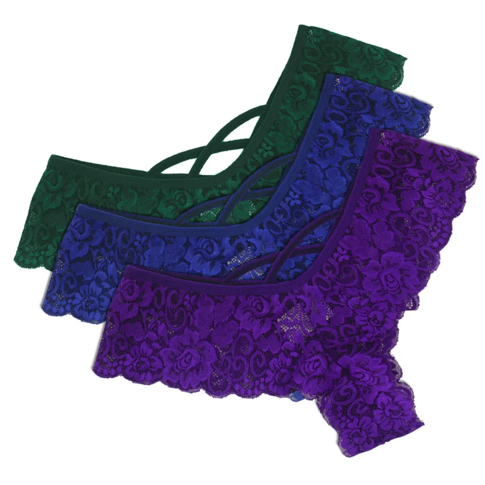 snowshine YL5 Sexy 3PC Women Lace Flowers Low Waist Underwear Panties G-string Lingerie Thongs free shipping
snowshine YL5 Sexy 3PC Women Lace Flowers Low Waist Underwear Panties G-string Lingerie Thongs free shipping