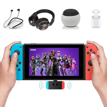 Besegad USB-C to Bluetooth Audio Adapter Wireless Audio Transmitter for Nintendo Nintend Switch Sony PS4 PC Gaming Headphone
Besegad USB-C to Bluetooth Audio Adapter Wireless Audio Transmitter for Nintendo Nintend Switch Sony PS4 PC Gaming Headphone