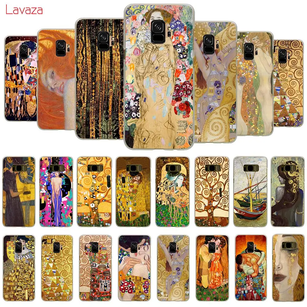 Жесткий чехол для телефона Lavaza Kiss by Gustav Klim Золотые слезы Samsung Galaxy A10 A30 A40 A50 A70 M10 M20 M30