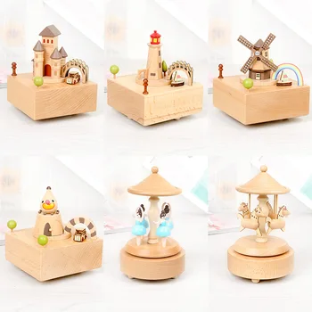 Romantic Rainbow Windmill Music Box Balletrina Music Boxes Wooden Carousel Crafts Home Decoration Ideal Birthday Gift for Friend
Romantic Rainbow Windmill Music Box Balletrina Music Boxes Wooden Carousel Crafts Home Decoration Ideal Birthday Gift for Friend