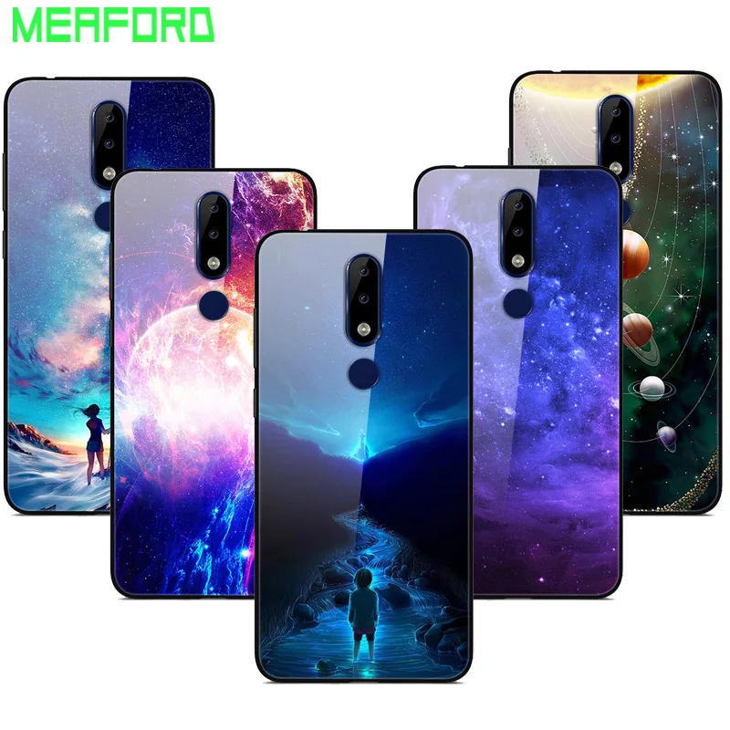 For Nokia 5.1 Plus Case X5 Tempered Glass Planet Space Cover Glass Back Case for Nokia X5 5.1Plus 5.1 plus Coque Shell New Cover
For Nokia 5.1 Plus Case X5 Tempered Glass Planet Space Cover Glass Back Case for Nokia X5 5.1Plus 5.1 plus Coque Shell New Cover