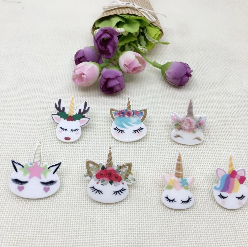 10pcs/lot Cartoon Unicorn Flat Back Resins For Hair Bow Accessories Kawaii Horse Planar Resin DIY Craft Decorations
10pcs/lot Cartoon Unicorn Flat Back Resins For Hair Bow Accessories Kawaii Horse Planar Resin DIY Craft Decorations