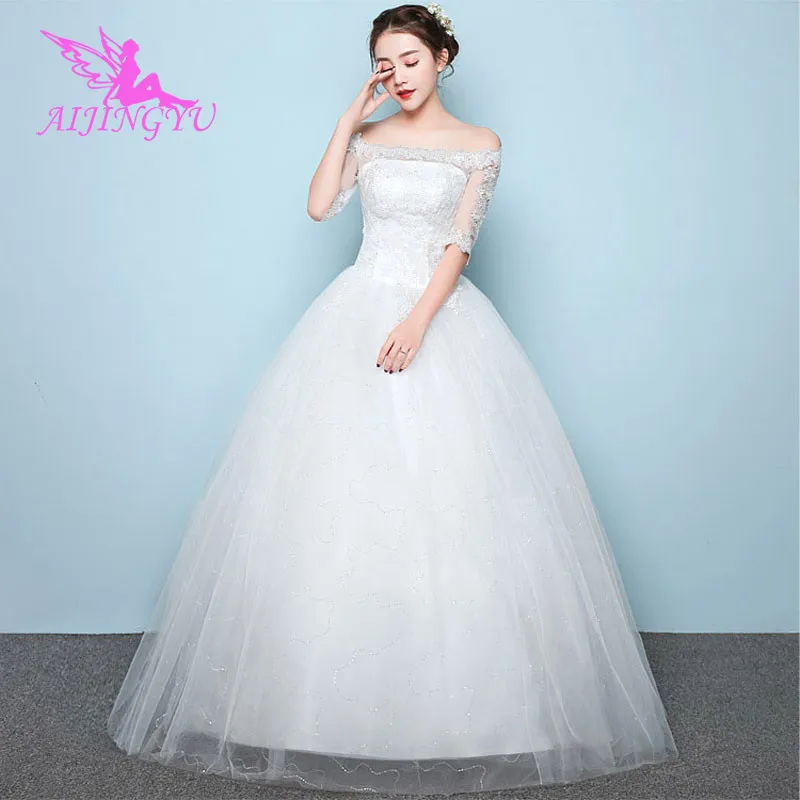 AIJINGYU 2018 elegant free shipping new hot selling cheap ball gown lace up back formal bride dresses wedding dress WU207
AIJINGYU 2018 elegant free shipping new hot selling cheap ball gown lace up back formal bride dresses wedding dress WU207
