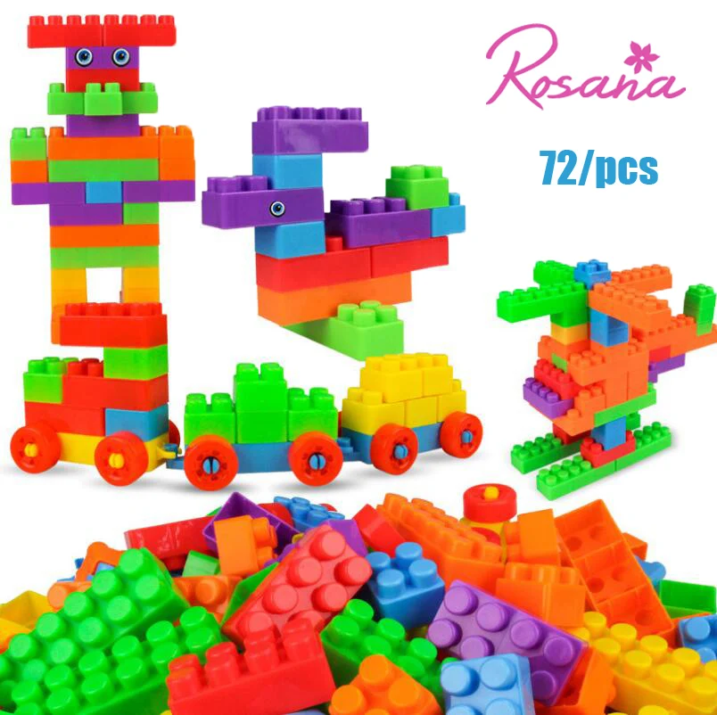 72/pcs Building Blocks Bricks DIY Large Particles Toy Brick Model Interesting Toys Educational Brick LegoINGL Duplo Child Gifts
72/pcs Building Blocks Bricks DIY Large Particles Toy Brick Model Interesting Toys Educational Brick LegoINGL Duplo Child Gifts