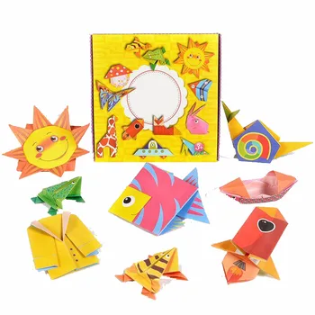 54 Pcs Children Brand Origami Book for Animal Pattern 3D Puzzles/ Kids DIY Paper Craft Production Learning Educational Toys
54 Pcs Children Brand Origami Book for Animal Pattern 3D Puzzles/ Kids DIY Paper Craft Production Learning Educational Toys