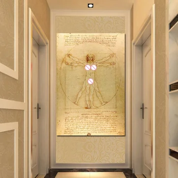 Anthropology Da Vinci Vitruve Luc Viatour Portrait Canvas Painting Posters and Prints Cuadros Wall Picture for Living Room
Anthropology Da Vinci Vitruve Luc Viatour Portrait Canvas Painting Posters and Prints Cuadros Wall Picture for Living Room