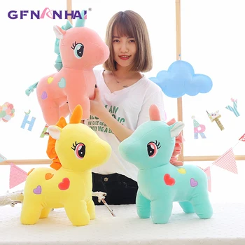 Unicorn Plush Dolls Cute Soft Stuffed Girl Toy Unicornio Kids Birthday Children Christmas Gift Love Heart Embroidery
Unicorn Plush Dolls Cute Soft Stuffed Girl Toy Unicornio Kids Birthday Children Christmas Gift Love Heart Embroidery