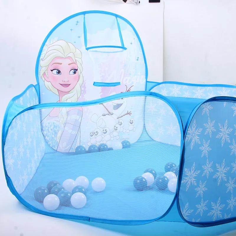 Frozen Folding Kids Ocean Ball Game Pit Kids Ocean Tent Playpen Pool Portable Children Playing House Tent And 50pcs ball (4)
