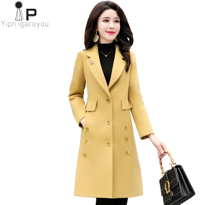 Women Coat 2019 Fashion Winter Long Wool Jacket Lapel Slim High Quality Ladies Woolen Coat Casual Plus Size Ladies Outerwear 3XL
Women Coat 2019 Fashion Winter Long Wool Jacket Lapel Slim High Quality Ladies Woolen Coat Casual Plus Size Ladies Outerwear 3XL