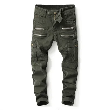 2018 New Jeans Hole Jogger Skinny Jeans Men Blue Biker Jeans Pencil Pants Mens Zipper Ripped Jeans Homme Streetwear Hip Hop
2018 New Jeans Hole Jogger Skinny Jeans Men Blue Biker Jeans Pencil Pants Mens Zipper Ripped Jeans Homme Streetwear Hip Hop