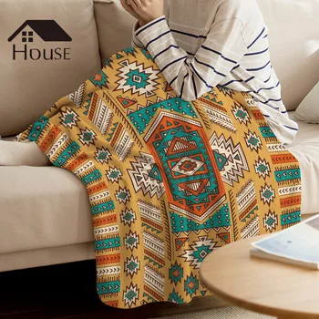 BIGHOUSES Throw Blanket Retro Tribal Graphics Warm Microfiber Blanket Flannel Blanket
BIGHOUSES Throw Blanket Retro Tribal Graphics Warm Microfiber Blanket Flannel Blanket