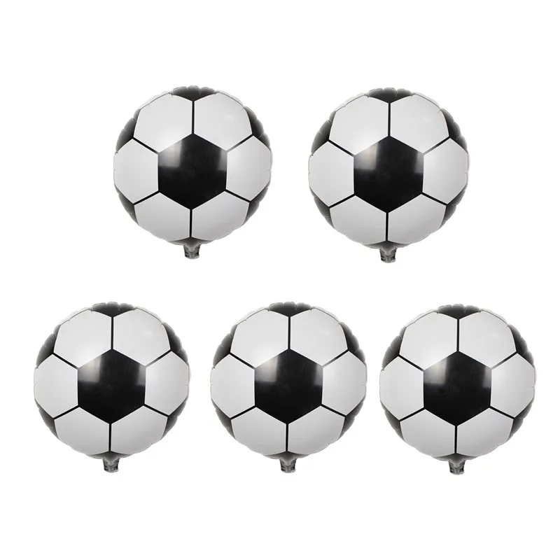 

5pcs 10inch Mini Football/Soccer Foil Balloons DIY Birthday Baby Shower Children's Day Bar KTV Decoration Theme Party Supplies