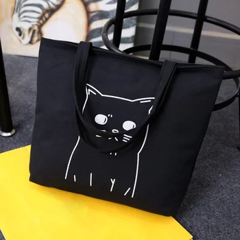 Osmond Cats Canva Shopping Bags Female Handbag Women Large Totes Black Reusable Grocery Shoulder Bags Folding Feminina Bolsa
Osmond Cats Canva Shopping Bags Female Handbag Women Large Totes Black Reusable Grocery Shoulder Bags Folding Feminina Bolsa