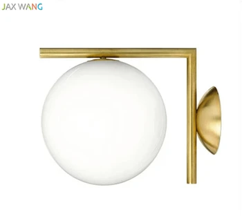 Modern Metal Glass Ball Scones Wall Lamps American Designer Bedroom Living Room Bedside Study Ceiling Aisle Lights De Fixture
Modern Metal Glass Ball Scones Wall Lamps American Designer Bedroom Living Room Bedside Study Ceiling Aisle Lights De Fixture
