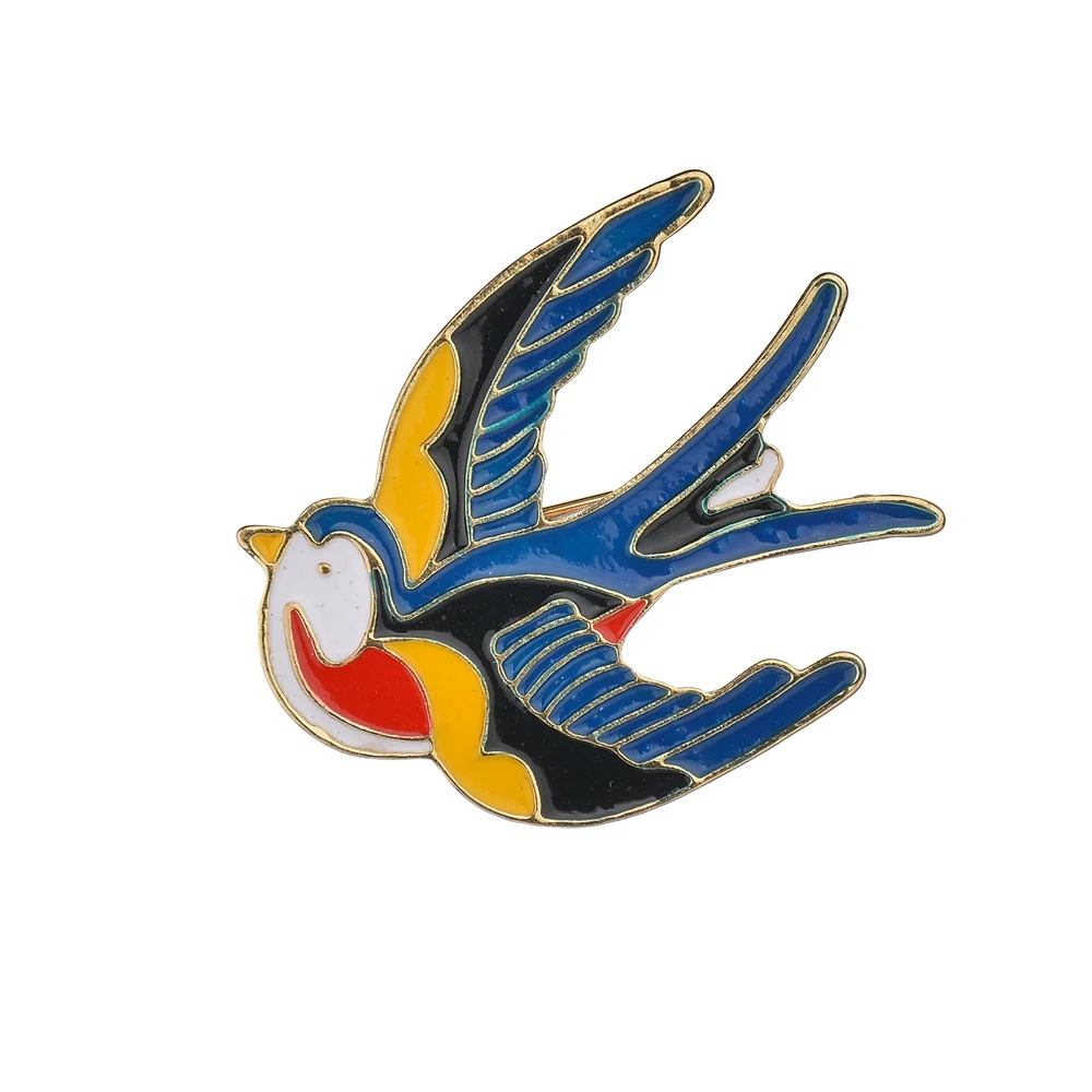 MissCyCy Vintage Swallow Bird Brooch Pin Badge 2018 New Fashion Enamel Brooches for Women Men's Clothing Accessories
MissCyCy Vintage Swallow Bird Brooch Pin Badge 2018 New Fashion Enamel Brooches for Women Men's Clothing Accessories