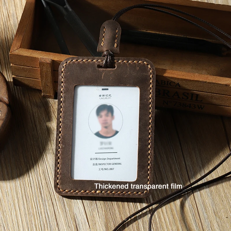 Protective cover card package leather manual dly bus card set badge card lanyard retro style custom badge card package
Protective cover card package leather manual dly bus card set badge card lanyard retro style custom badge card package