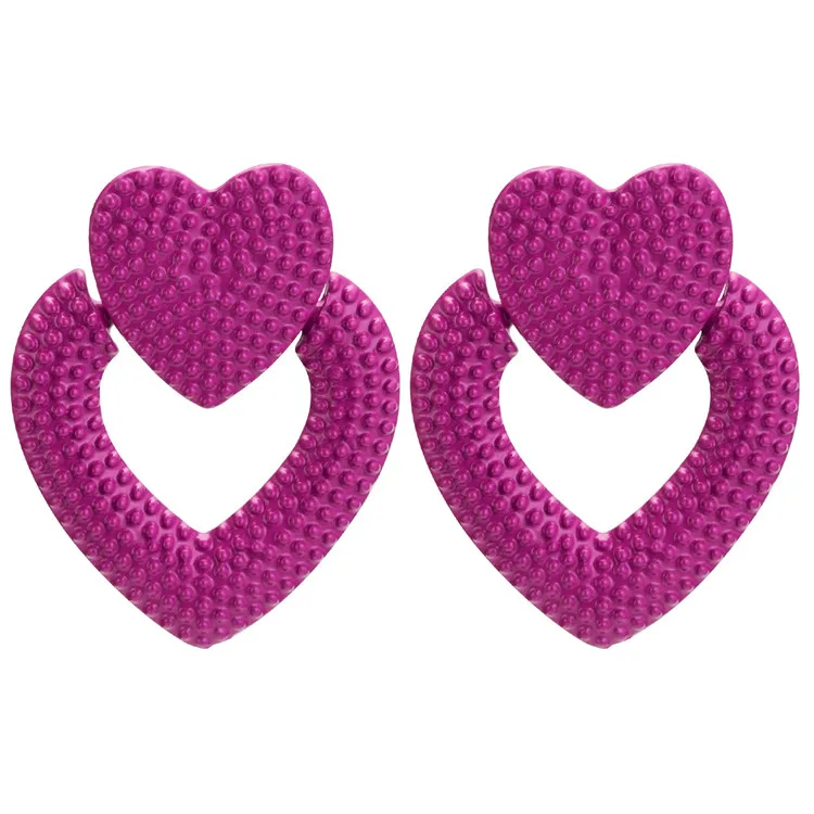 2019 New Hyperbole Painting Heart Earring Earing Women Metal Alloy Dangle Earrings pendientes za 2018 aretes pendientes de gota
2019 New Hyperbole Painting Heart Earring Earing Women Metal Alloy Dangle Earrings pendientes za 2018 aretes pendientes de gota