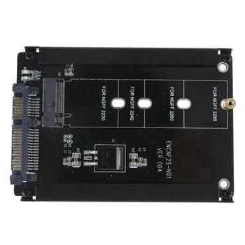 ALLOYSEED Black Metal Case B+M key M.2 NGFF SSD to 2.5 SATA 6Gb/s adapter card with enclosure Socket m2 NGFF adapter
ALLOYSEED Black Metal Case B+M key M.2 NGFF SSD to 2.5 SATA 6Gb/s adapter card with enclosure Socket m2 NGFF adapter