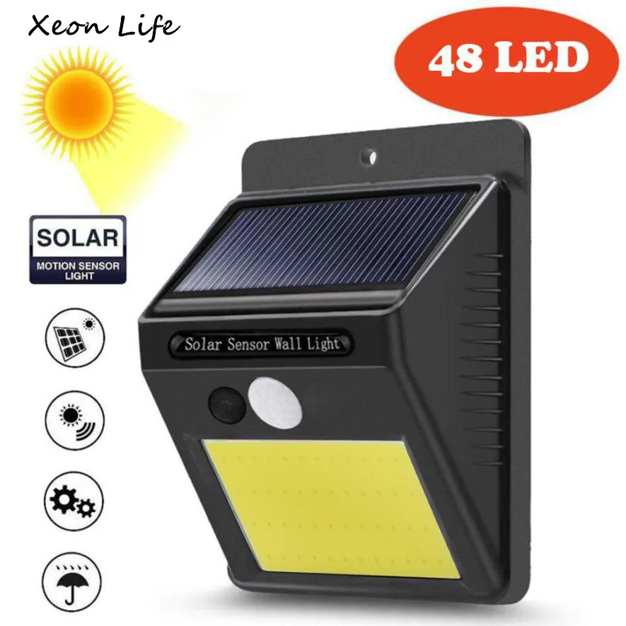 48 LED Solar Powered Wall Light Motion Sensor Outdoor Garden Security Lamp Solar Power Light Installation Screw Sheds Storage
48 LED Solar Powered Wall Light Motion Sensor Outdoor Garden Security Lamp Solar Power Light Installation Screw Sheds Storage