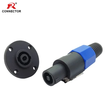 4sets/8pcs 4 Pin Speak Male Plug + Female Jack Socket Connector Round Shape Panel Mount Amplifier Converter R Connector
4sets/8pcs 4 Pin Speak Male Plug + Female Jack Socket Connector Round Shape Panel Mount Amplifier Converter R Connector