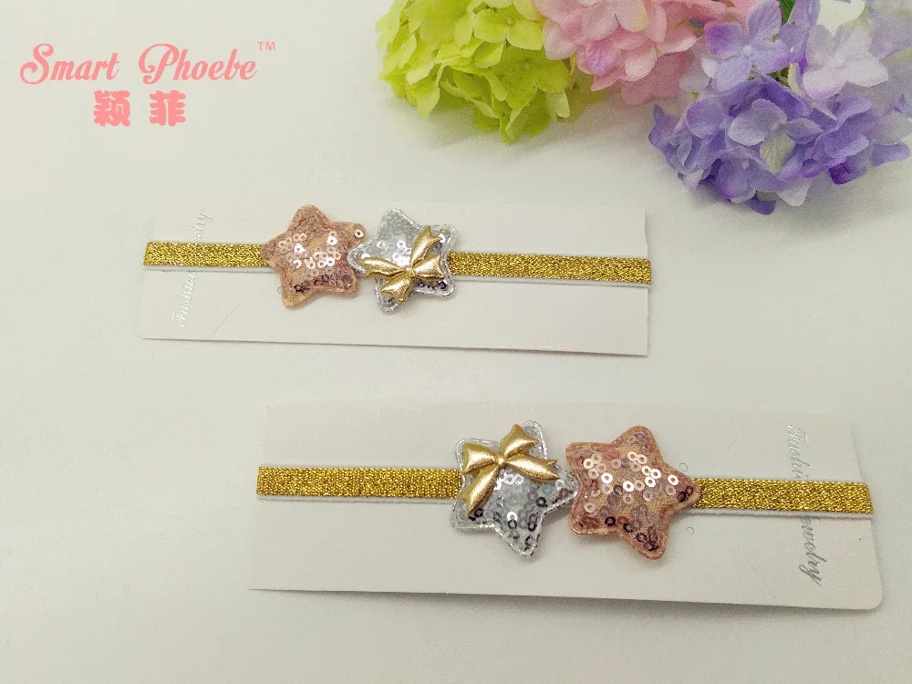 Boutique 10pcs Silver/Gold Fashion Cute Glitter Sequin Star Soft Hairbands Solid Kawaii PU Bowknot Headbands Hair Accessories
Boutique 10pcs Silver/Gold Fashion Cute Glitter Sequin Star Soft Hairbands Solid Kawaii PU Bowknot Headbands Hair Accessories