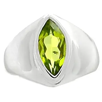 Lovegem Genuine Peridot Ring 925 Sterling Silver,Size :6.25, AR1623 
Lovegem Genuine Peridot Ring 925 Sterling Silver,Size :6.25, AR1623