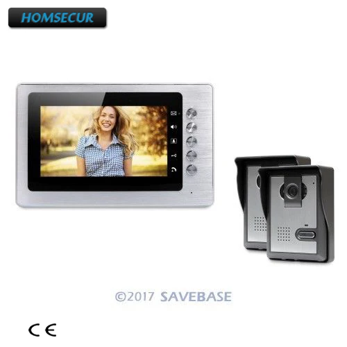 HOMSECUR 7inch Wired Video Door Intercom System with One Button Unlock for Home Security
HOMSECUR 7inch Wired Video Door Intercom System with One Button Unlock for Home Security