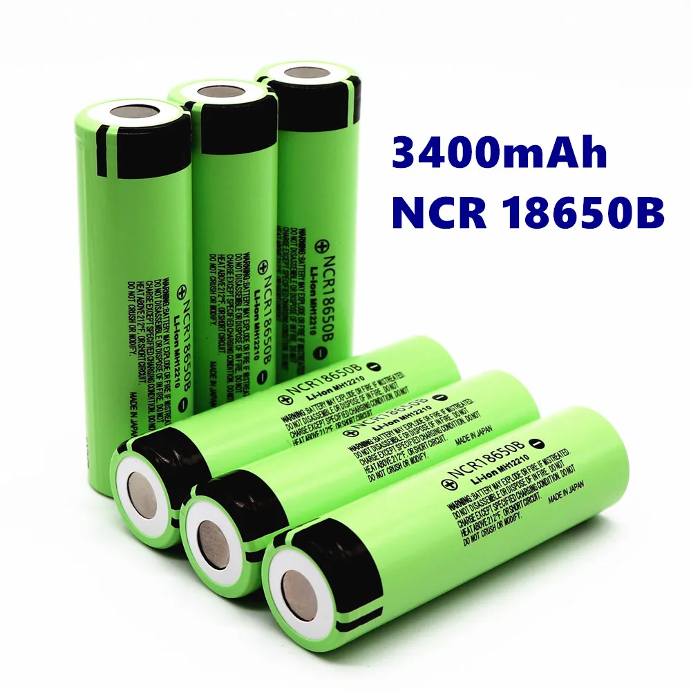 New large capacity 18650 lithium battery 3400mAh 3.7V for Panasonic NCR 18650B flashlight toy rechargeable battery
New large capacity 18650 lithium battery 3400mAh 3.7V for Panasonic NCR 18650B flashlight toy rechargeable battery