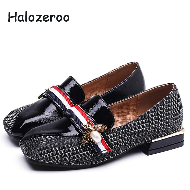 Halozeroo 2018 New Spring Baby Girl Bee Black Shoes Children Fashion Princess Flats Kid Brand Pu Leather Soft Loafer Sweet Shoes
Halozeroo 2018 New Spring Baby Girl Bee Black Shoes Children Fashion Princess Flats Kid Brand Pu Leather Soft Loafer Sweet Shoes