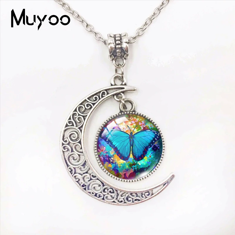 Fashion Jewelry Colorful Butterfly Necklace Handmade Glass Dome eauty Butterflies Necklace Pendant Jewelry Gifts
Fashion Jewelry Colorful Butterfly Necklace Handmade Glass Dome eauty Butterflies Necklace Pendant Jewelry Gifts